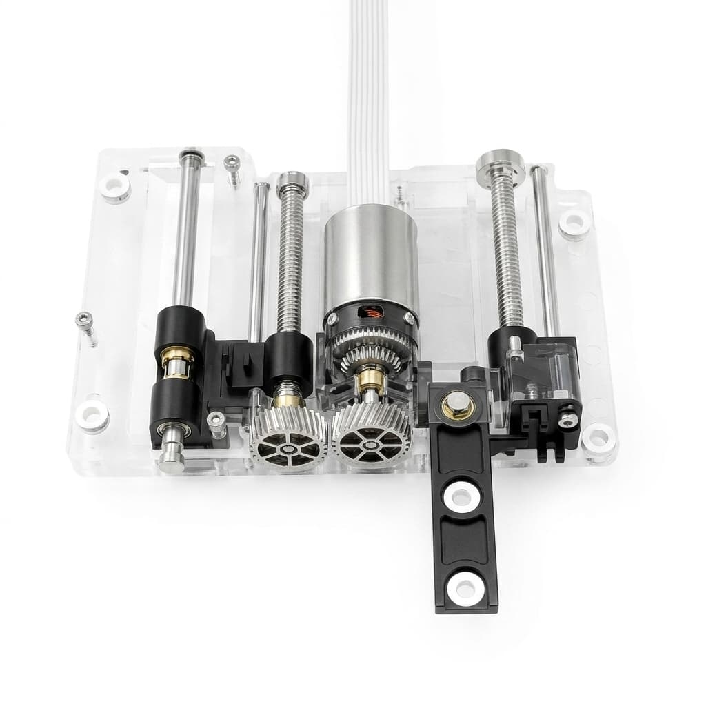Precision gripper motor with leads