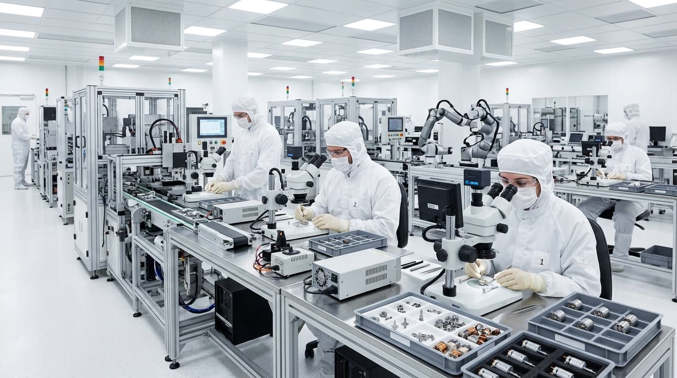 Controlled assembly line