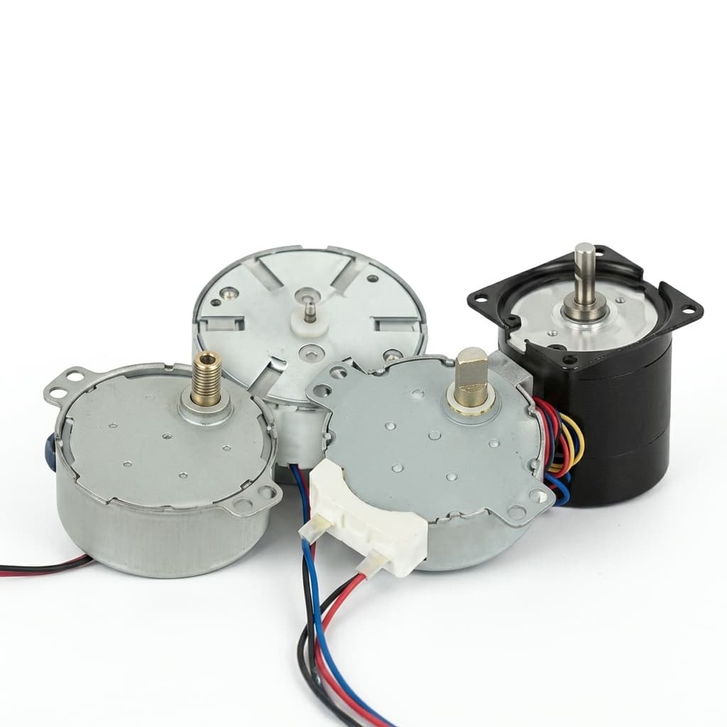 Brushless motor rotor and stator assembly