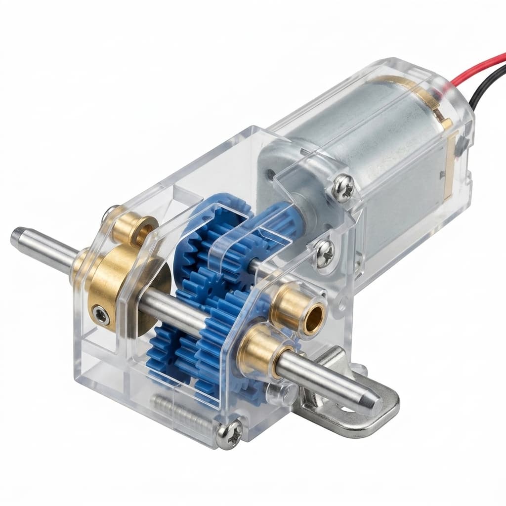 Micro gear motor compliance documentation sample set