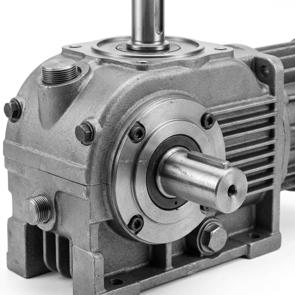 Hollow shaft gearmotor with flange mount