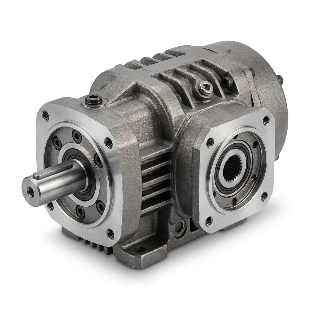 Compact right angle gearbox for actuator packaging
